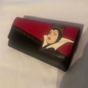 Red and Black Evil Queen DisneyVillain Wallet